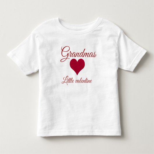 Urgroßmutter-Valentinstag Kleinkind T-shirt (Vorderseite)