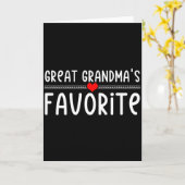 Urgroßmutters Liebling  Karte (Gelbe Blume)