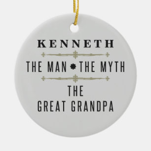 Urgroßvater Der Mann Der Mythos Keramik Ornament