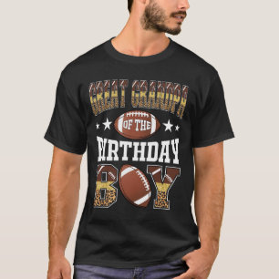 Urgroßvater des Geburtstagsjungen Spieltags-Leopar T-Shirt