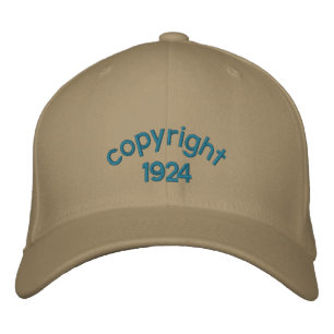 Urheberrecht 1924 bestickte baseballkappe