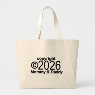 Urheberrecht 2022 Mommy and Daddy Tragetasche