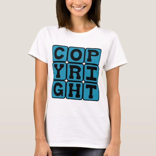 Urheberrecht, ausschließliche Rechte T-Shirt (Vorderseite)