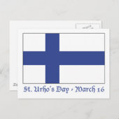 Urho-Tag Postkarte (Vorne/Hinten)