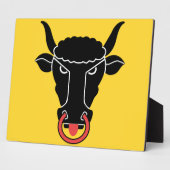 Uri Canton, Switzerland Flag Plaque Fotoplatte (Seite)