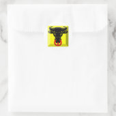 Uri Flag Gem Runder Aufkleber (Tasche)