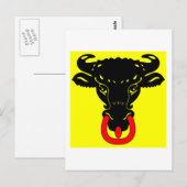 Uri Flag Postkarte (Vorne/Hinten)
