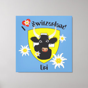 Uri Schweiz Suisse Svizzera Svizra Leinwand