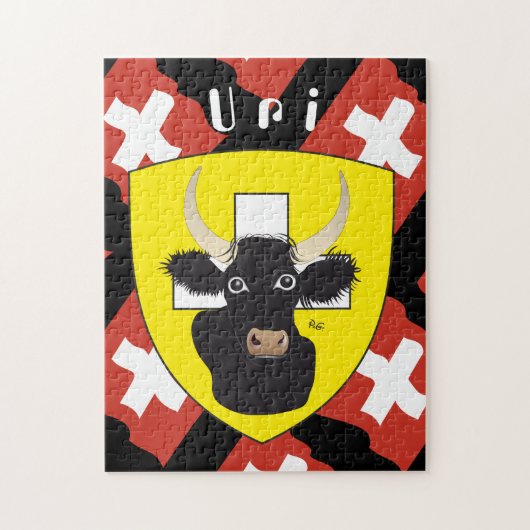 Uri Schweiz Suisse Svizzera Svizra Puzzles (Vertikal)