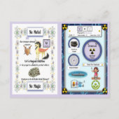 Uri - Uranhorn Einhornspielkarte Postkarte (Rückseite)