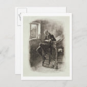 Uriah Heep von 'Charles Dickens: Ein Geschwätz übe Postkarte (Vorne/Hinten)