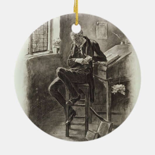 Uriah Heep, von 'Charles Dickens: Ein Klatsch Keramikornament (Hinten)