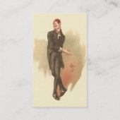 Uriah Heep von Kyd von Dickens' David Copperfield Visitenkarte (Rückseite)