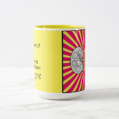 "Urin", Spender von Nieren, individuell Zweifarbige Tasse (Mittel)