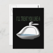 Urinal Postkarte (Vorne/Hinten)