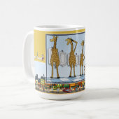 Urine liegt das Problem | Wortspiel Klassiker Kaffeetasse (Vorderseite Links)