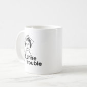 URINE TROUBLE KAFFEETASSE (Vorderseite Links)