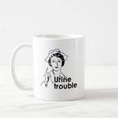 URINE TROUBLE KAFFEETASSE (Links)