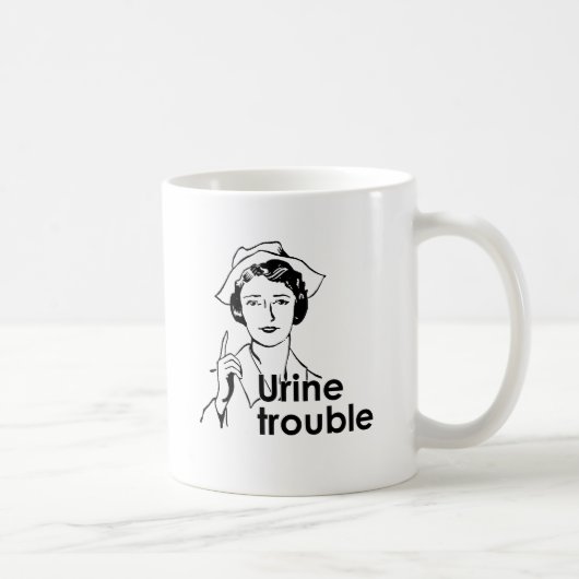 URINE TROUBLE KAFFEETASSE (Rechts)
