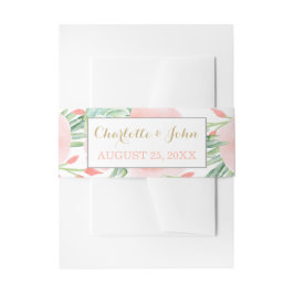 Urinfarbenprächtige Rose Einladungsbanderole