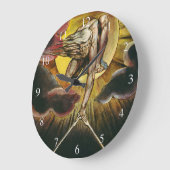 Urizen - William Blake - The Ancient of Days Große Wanduhr (Winkel)
