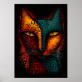 Urkaterakel Abstrakte Kunst – Expressionismus Poster (Vorne)