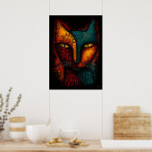 Urkaterakel Abstrakte Kunst – Expressionismus Poster (Küche)