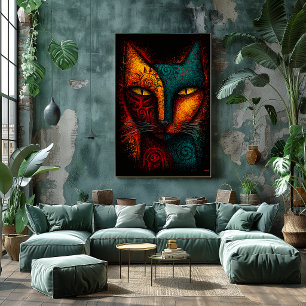 Urkaterakel Abstrakte Kunst – Expressionismus Poster