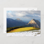 Urkiola Berge im Baskenland Postkarte (Vorne/Hinten)