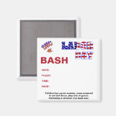 Urknall am Arbeitstag Magnet (Vorderseite/Rückseite)