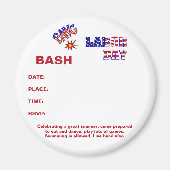 Urknall am Arbeitstag Magnet (Vorne)