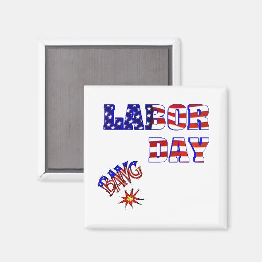 Urknall am Arbeitstag Magnet (Vorderseite/Rückseite)