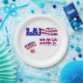 Urknall am Arbeitstag Pappteller (Party)