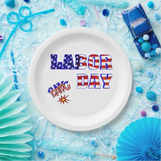 Urknall am Arbeitstag Pappteller (Party)