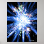 Urknall im Weltraum Poster (Vorne)