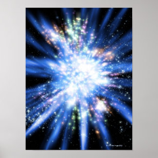 Urknall im Weltraum Poster