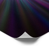 Urknall, konzeptionelle Computerkunst. Poster (Ecke)