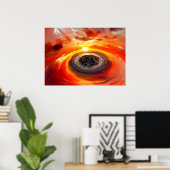 Urknall Poster (Heimbüro)