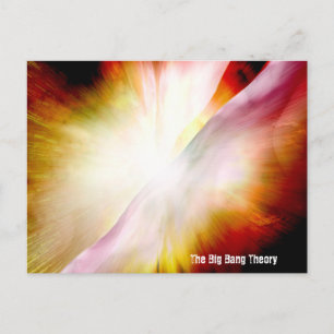 Urknalltheorie Postkarte