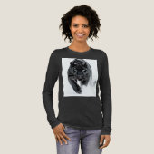 Urkraft 002 – Schwarzer Panther Tri-Blend Shirt (Volle Vorderseite)