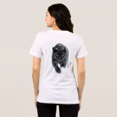Urkraft 002 – Schwarzer Panther Tri-Blend Shirt (Rückseite voll)