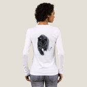 Urkraft 002 – Schwarzer Panther Tri-Blend Shirt (Voller Rückseite)