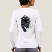 Urkraft 002 – Schwarzer Panther Tri-Blend Shirt (Rückseite)