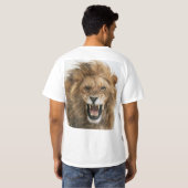 Urkraft 003 – Löwe T-Shirt (Schwarz voll)