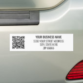 URL-Aufkleber für den Firmennamen und den QR-Code Autoaufkleber (Auf Auto)