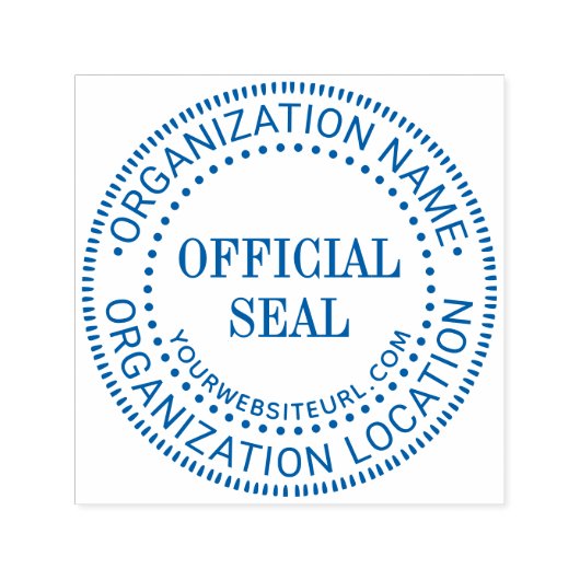 URL des benutzerdefinierten Offiziellen Siegels Permastempel (Design)