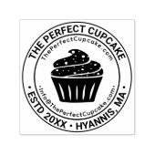 URL des Firmennamens "Cupcake Paake" E-Mail Permastempel (Design)