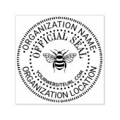 URL des Offiziellen Siegels Bee Generic Custom Permastempel (Design)
