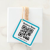 URL einer Website hinzufügen und sofort einen QR-C Geschenkanhänger (Beispiel)