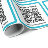 URL einer Website hinzufügen und sofort einen QR-C Geschenkpapier (Rolleneckpunkt)